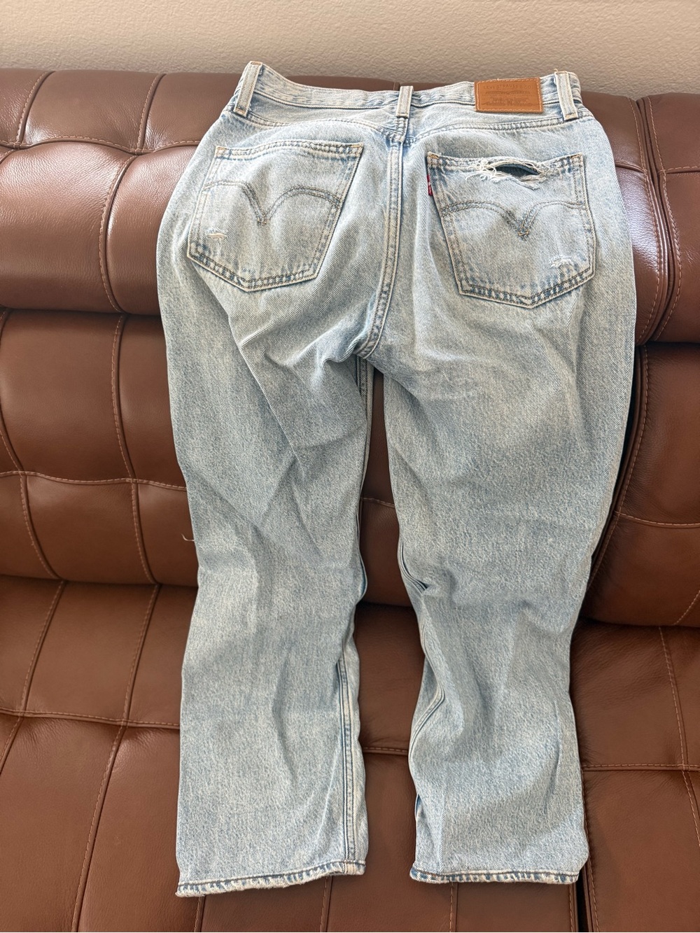 Vintage Levi’s Light Wash baggy dad Jeans size 25
